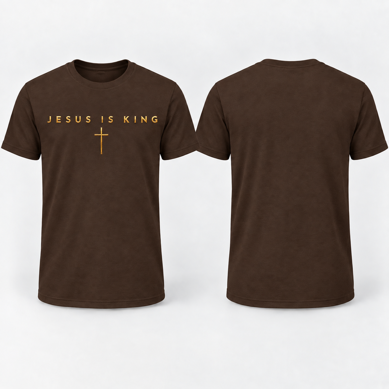 Jesus Is King Gold T-Shirt