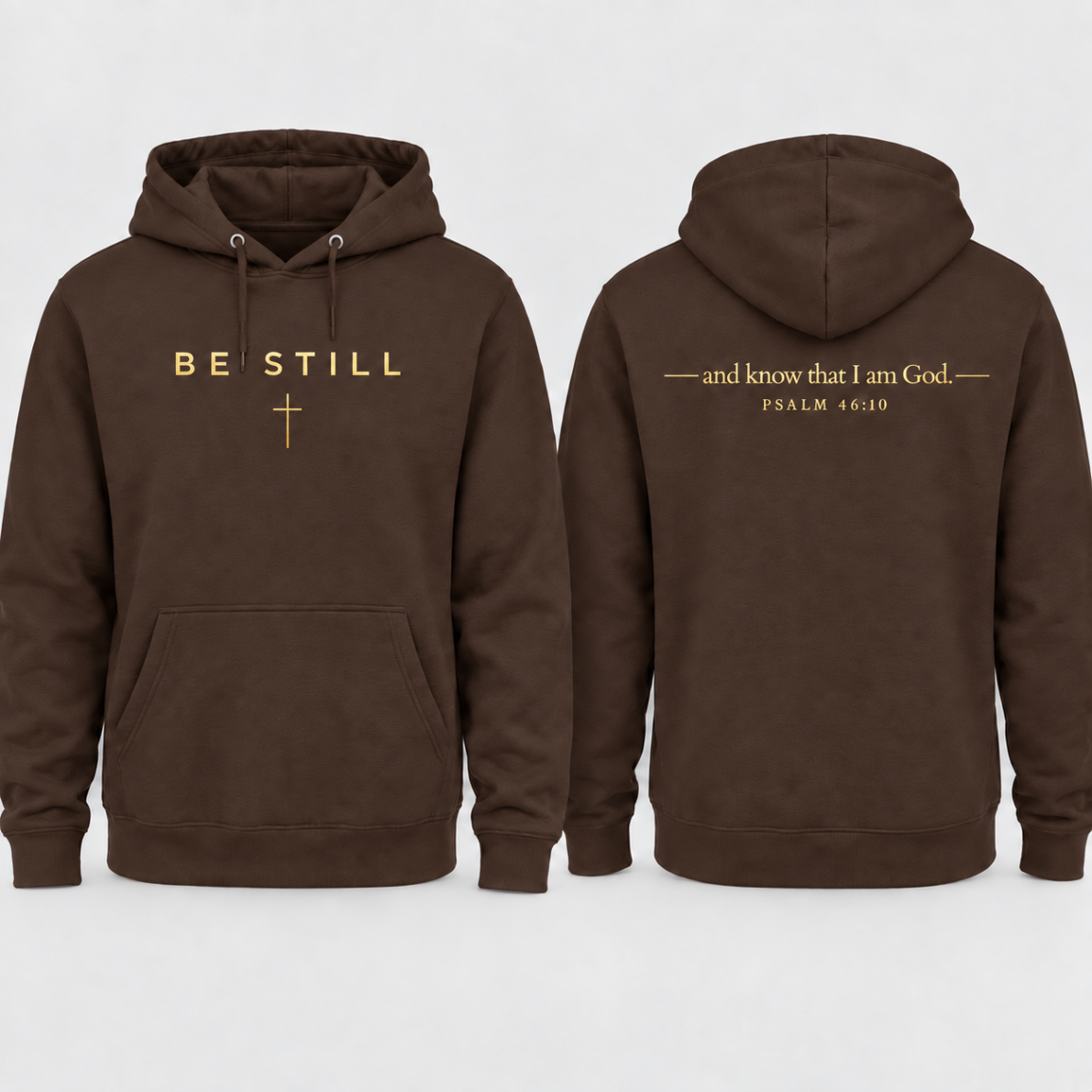 Be Still Gold Hoodie