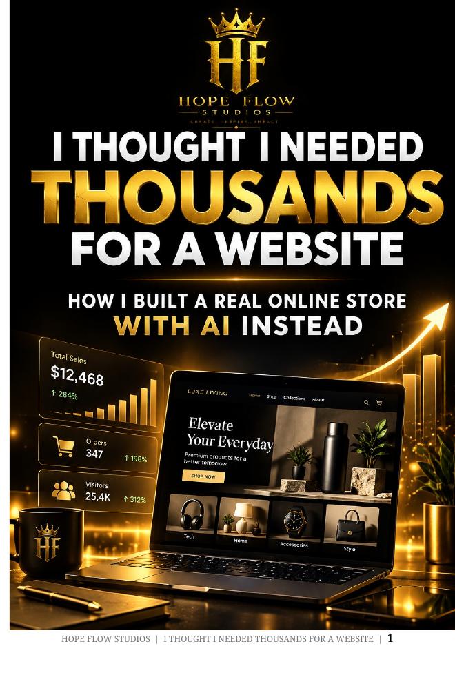 I Thought I Needed Thousands for a Website