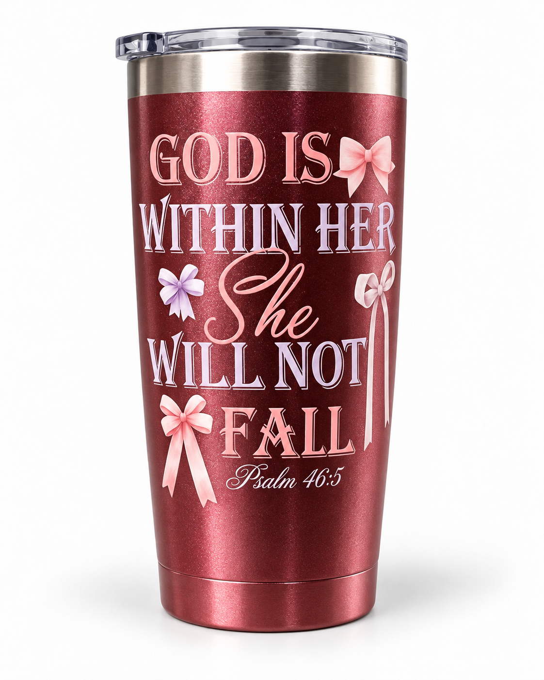 God Is Within Her 20 oz Tumbler